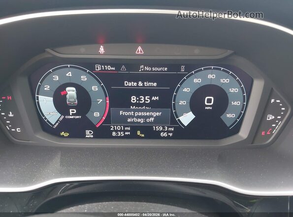 WA1DECF32S1077451 2025 AUDI Q3 Black უკანა სავარძლების ხედი