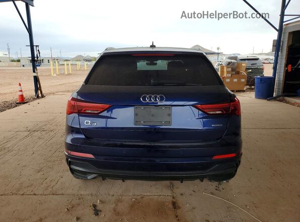 WA1DECF33N1131537 2022 AUDI Q3 Blue Հետևի տեսք