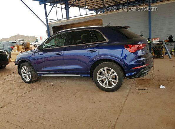 WA1DECF33N1131537 2022 AUDI Q3 Blue Հետևի ձախ