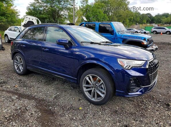WA1DECF33S1008087 2025 AUDI Q3 Blue Front right