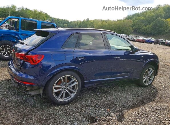 WA1DECF33S1008087 2025 AUDI Q3 Blue Rear right