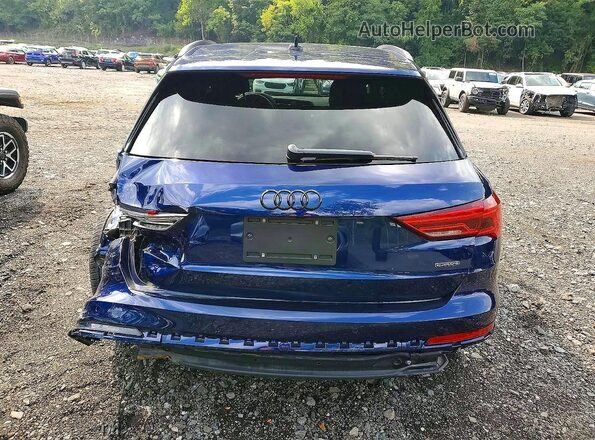 WA1DECF33S1008087 2025 AUDI Q3 Blue Rear view