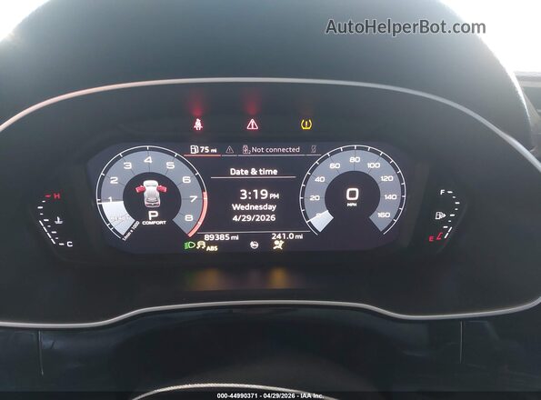 WA1DECF34L1020668 2020 AUDI Q3 White Vista de los asientos traseros