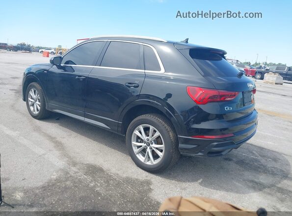 WA1DECF34N1131546 2022 AUDI Q3 Черный Задняя левая четверть