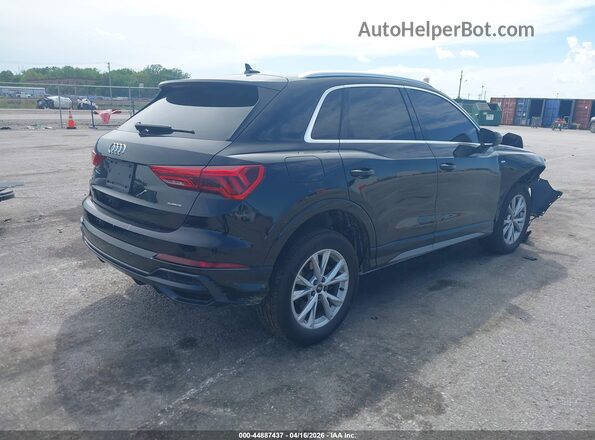 WA1DECF34N1131546 2022 AUDI Q3 Черный Задняя правая четверть