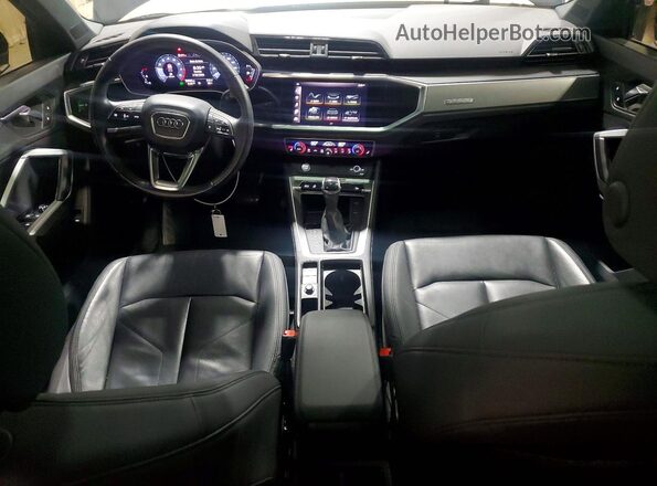WA1DECF35L1012868 2020 AUDI Q3 Black Вид панелі приладів