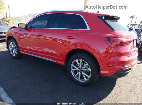 WA1DECF35R1102644 2024 AUDI Q3 Red Задня ліва чверть