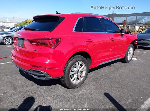 WA1DECF35R1102644 2024 AUDI Q3 Red Задня права чверть