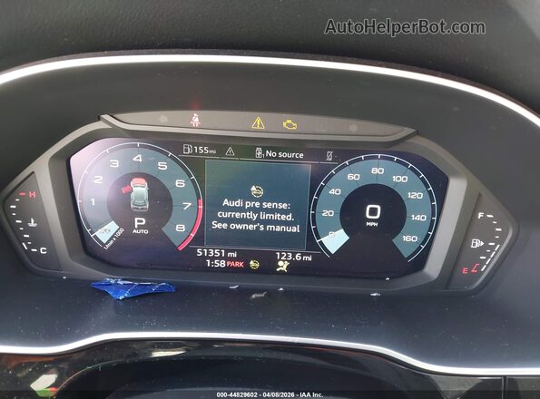 WA1DECF36P1112077 2023 AUDI Q3 White Вид задніх сидінь