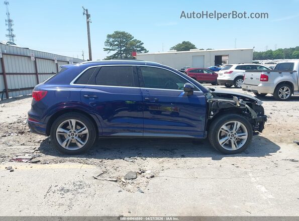 WA1DECF37M1023968 2021 AUDI Q3 Blue Սալոնի հետևի տեսք