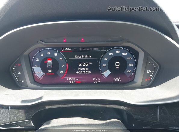 WA1DECF37M1023968 2021 AUDI Q3 Blue Հետևի նստատեղերի տեսք