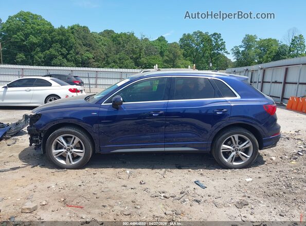 WA1DECF37M1023968 2021 AUDI Q3 Blue Սալոնի 360 աստիճան տեսք