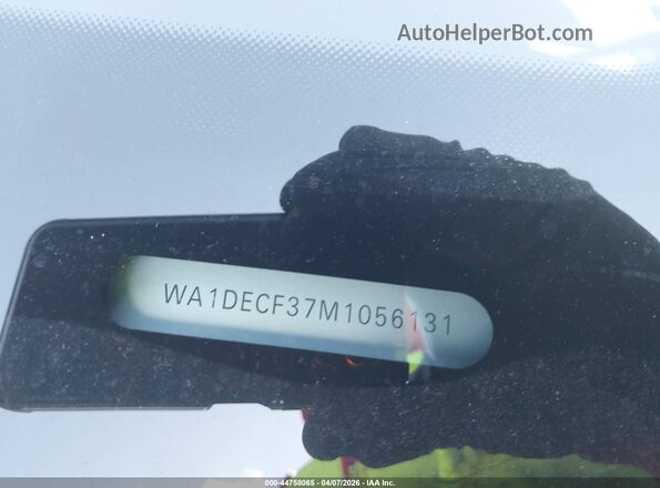 WA1DECF37M1056131 2021 AUDI Q3 Gray 