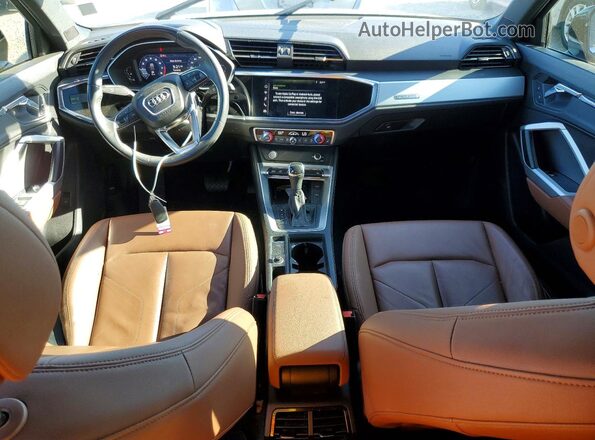 WA1DECF38L1009463 2020 AUDI Q3 Black Dashboard view