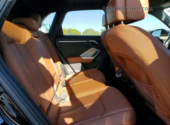 WA1DECF38L1009463 2020 AUDI Q3 Black Rear interior view