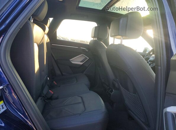 WA1DECF39M1017590 2021 AUDI Q3 Blue Rear interior view
