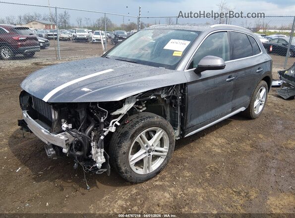 WA1E2AFY2R2023052 2024 AUDI Q5 Gray წინა მარცხენა ხედი სამი მეოთხედიდან