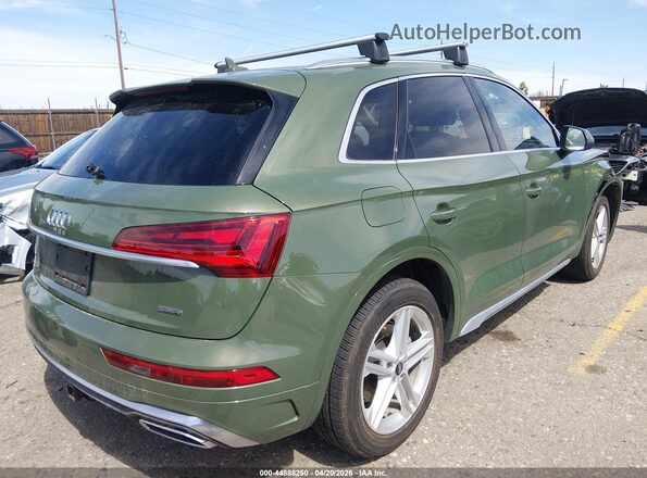 WA1E2AFY5M2132954 2021 AUDI Q5 Green Задня права чверть