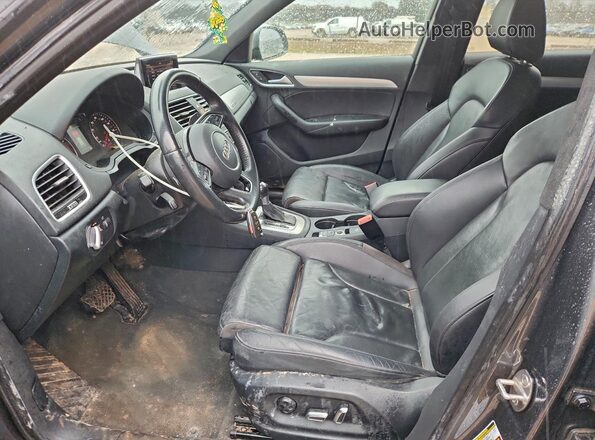 WA1ECCFSXJR003096 2018 AUDI Q3 Gray Widok wnętrza z przodu