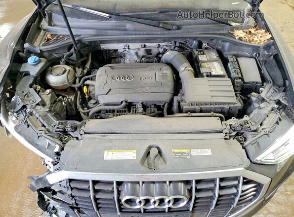 WA1EECF30K1065240 2019 AUDI Q3 Black უკანა სალონის ხედი