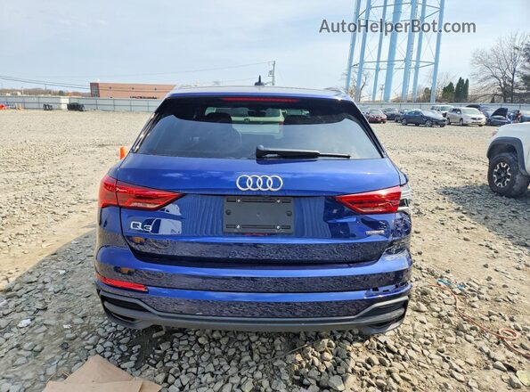 WA1EECF37P1022540 2023 AUDI Q3 Blue უკანა ხედი