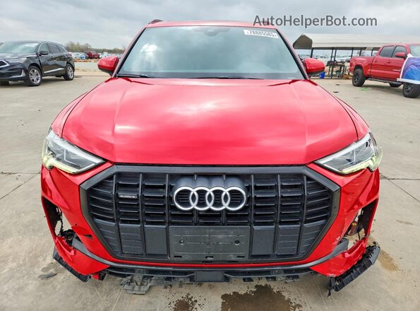 WA1EECF38M1120746 2021 AUDI Q3 Red Դիմացի տեսք