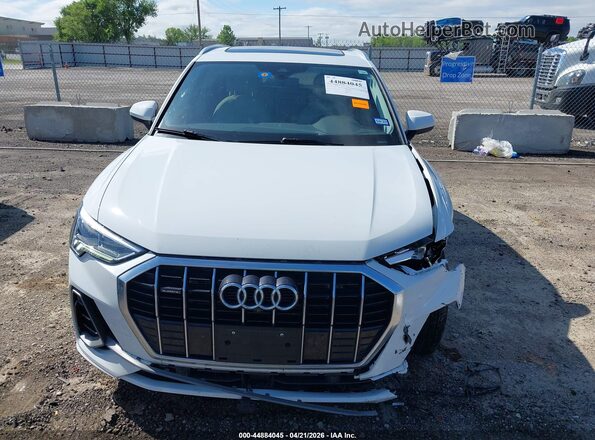 WA1EECF3XP1089701 2023 AUDI Q3 White Widok zestawu wskaźników