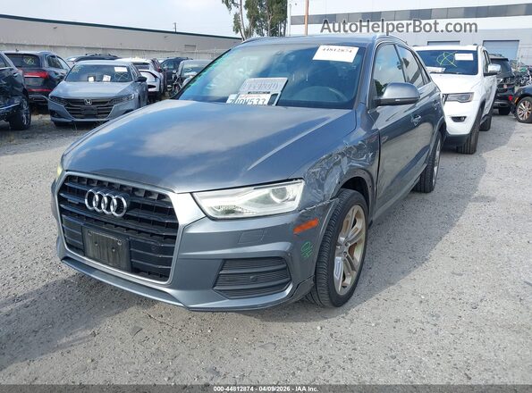 WA1EFCFS2GR022189 2016 AUDI Q3 Gray წინა მარცხენა ხედი სამი მეოთხედიდან