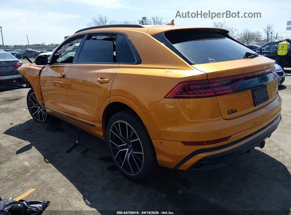 WA1EVAF18KD023979 2019 AUDI Q8 Оранжевый Задняя левая четверть