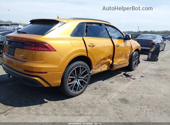 WA1EVAF18KD023979 2019 AUDI Q8 Оранжевый Задняя правая четверть