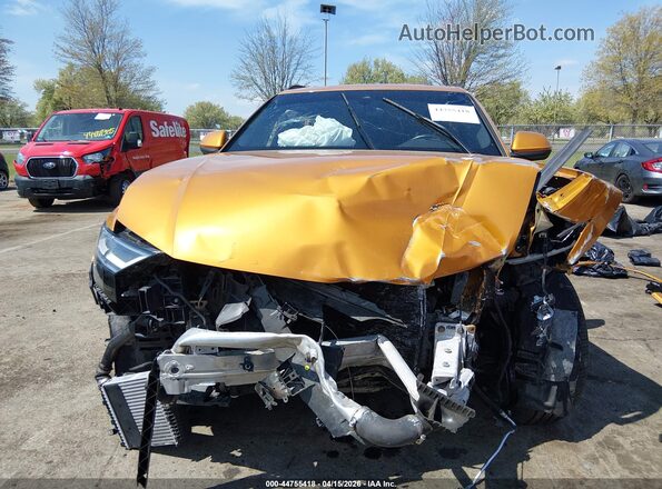 WA1EVAF18KD023979 2019 AUDI Q8 Оранжевый Вид щитка приборов