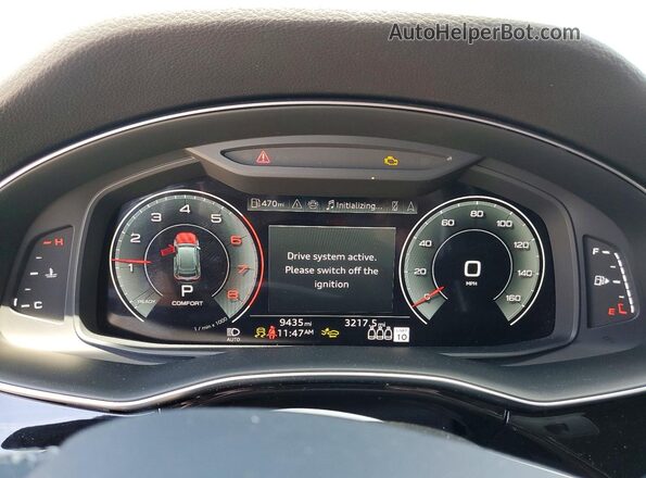 WA1EVBF16SD018558 2025 AUDI Q8 Black ხელსაწყოთა პანელის ხედი