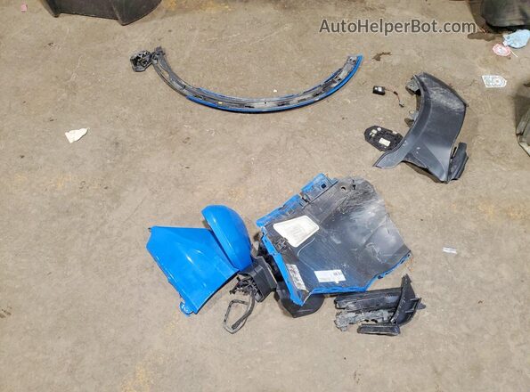 WA1FECF30M1152093 2021 AUDI Q3 Blue VIN sticker view