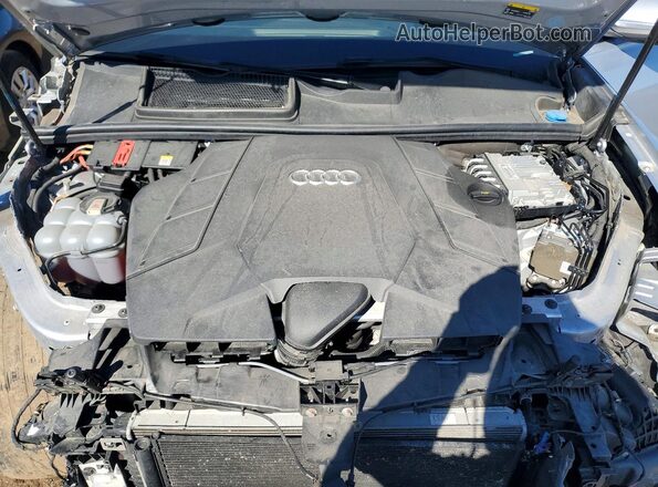 WA1FVAF15MD008881 2021 AUDI Q8 Silver Սալոնի հետևի տեսք