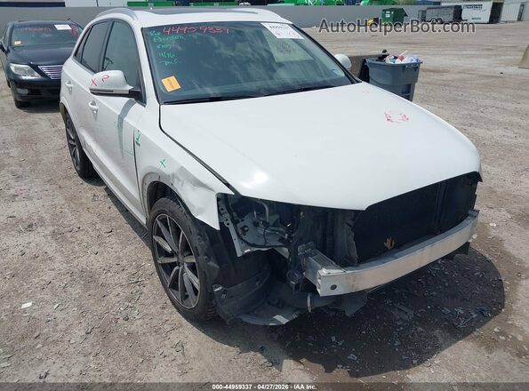 WA1HCCFS0JR008580 2018 AUDI Q3 White წინა ხედი