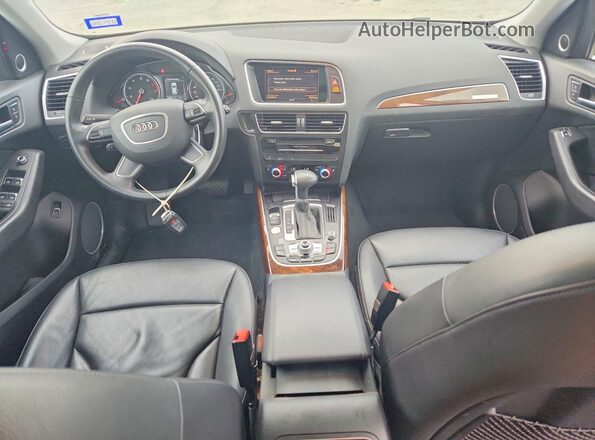 WA1L2AFP1HA043229 2017 AUDI Q5 Black Widok deski rozdzielczej