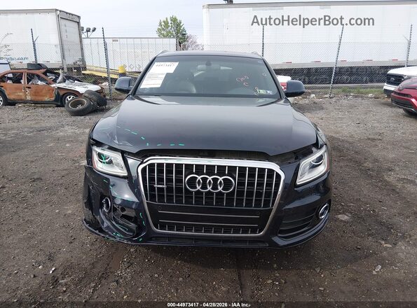 WA1L2AFP9HA023164 2017 AUDI Q5 Blue Instrument cluster view