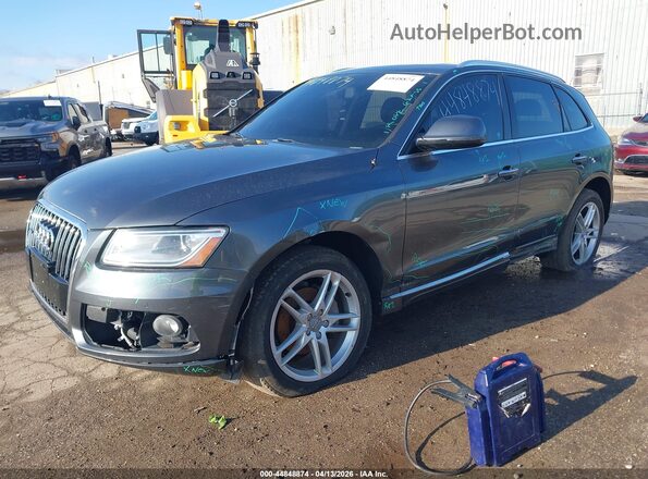 WA1L2AFPXHA004932 2017 AUDI Q5 Gray წინა მარცხენა ხედი სამი მეოთხედიდან