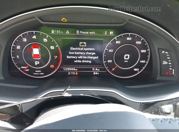 WA1LAAF70HD036287 2017 AUDI Q7 White უკანა სავარძლების ხედი