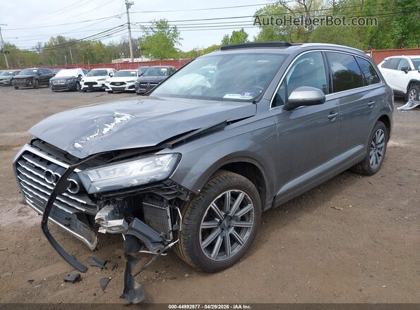 WA1LAAF71JD023845 2018 AUDI Q7 Gray Widok z przodu