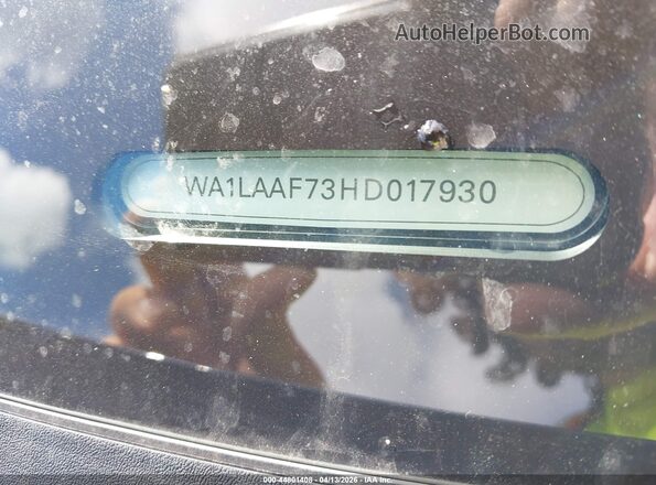 WA1LAAF73HD017930 2017 AUDI Q7 Black 