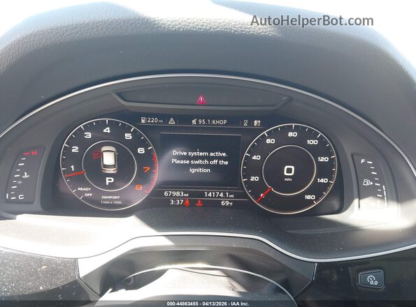 WA1LAAF76KD032154 2019 AUDI Q7 Gray Widok tylnych siedzeń