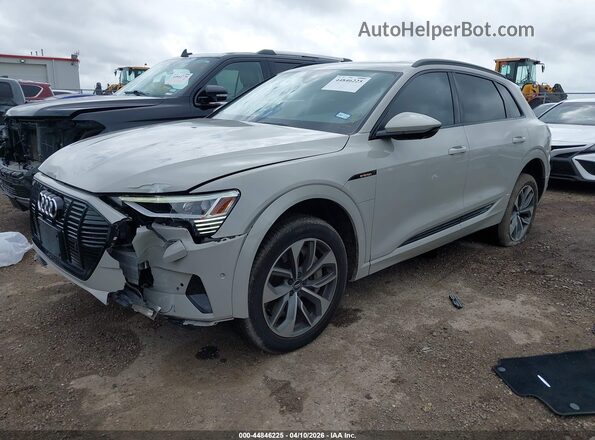 WA1LAAGE4MB004560 2021 AUDI E-TRON Бежевый Передняя левая четверть