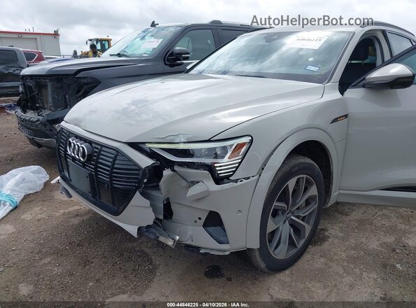 WA1LAAGE4MB004560 2021 AUDI E-TRON Бежевый Вид спереди