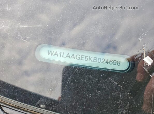 WA1LAAGE5KB024698 2019 AUDI E-TRON Black 