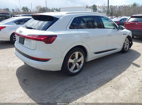 WA1LAAGE9KB018306 2019 AUDI E-TRON White Trasero derecho