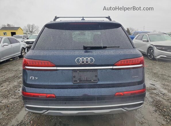 WA1LCBF73PD005677 2023 AUDI Q7 Blue Rear view