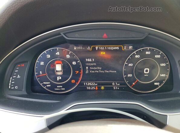 WA1LHAF70KD026751 2019 AUDI Q7 White 