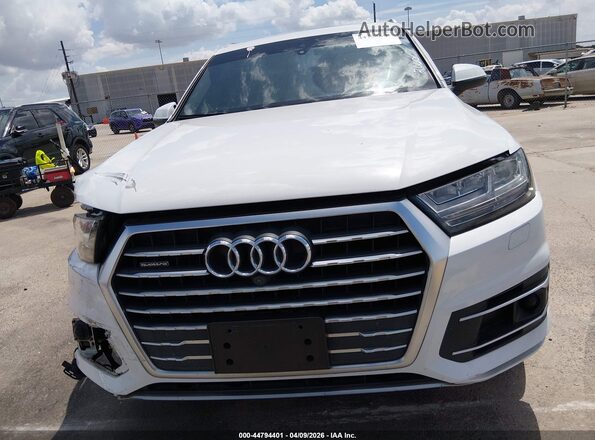 WA1LHAF72JD040746 2018 AUDI Q7 White Вид щитка приладів