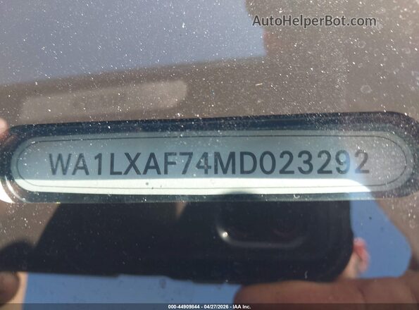 WA1LXAF74MD023292 2021 AUDI Q7 Gray 